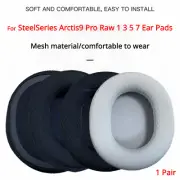 Replacement Ear Pads for SteelSeries Arctis9 Pro Raw 1 3 5 7 Headphone Cover