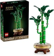 LEGO Botanicals Lucky Bamboo Indoor Artificial Plant Set, Craft Kit for Adults Includes a Buildable Pot for Office or Home Decor, Building Set for Women & Men 10344