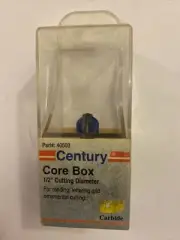 CENTURY DRILL AND TOOL 40503 Core Box Tct Router Bit,1/2 in.