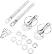 Quick Release Hood Pin Kit for Race Car Engine Lock Latch Durable Assembly for Enhanced Security DIY Friendly Design Compatible with Various Modified Vehicle Models