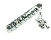 TonePros Chrome Nashville locking Tune o matic bridge fits Gibson NVR2/C