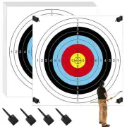 Archery Targets Paper for Backyard 15 pcs Targets Paper Standard Archery Bow ...