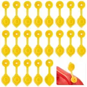 50 Pieces Yellow Can Vent for Plastic Cans Cap Replacement Flexible Pour Nozz...