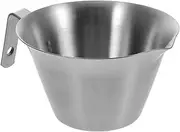 CATIEBYE Espresso Cup with Scale Stainless Steel Measuring Cup for Coffee Half Cup Ounce Shot Cup for Espresso