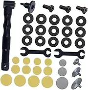QLoztyse 90 Degree Flex Shaft Rotary Tool Handpiece and Replacement Part, 3mm Elbow Accessory, Black