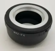 M42-FX Copper Lens Adapter Ring M42 Lens to Fujifilm X FX Cameras