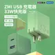 ZMI紫米 HA728 33W PD雙孔充電器 綠_廠商直送