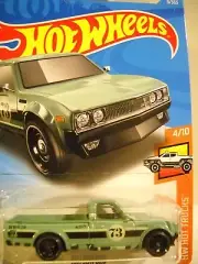 HOT WHEELS DATSUN 620 PICKUP TRUCK ON CARD