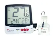 Cardinal Health Min Max Alarm Thermometer with Hygrometer, -50-70C, CH-4148