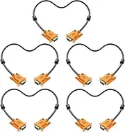 VGA to VGA Cable, 5 Pack Male to Male Computer Monitor VGA Cord 1080P Full HD for PC Laptop Projector (3.3 feet)