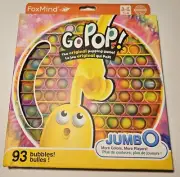 Foxmind GoPop! The Jumbo Never-Ending Bubble Popping Game - 93 Bubbles! 9" NEW
