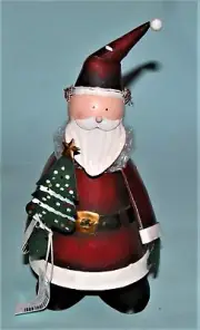 Russ Berrie, #22692 new w box, Bobble Bod, Santa Claus, Christmas old time look