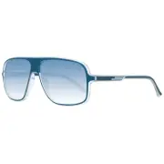 Police SPL 961 Men Blue Green Sunglasses Plastic Mirrored Aviator Casual Eyewear