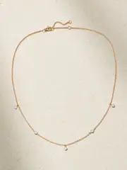 [De Beers] De Beers - My First De Beers Clea 18-karat Rose Gold Diamond Necklace - One size One size Gold