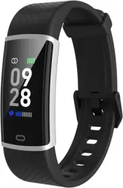 Fitness Watch Activity Tracker with Heart Rate Monitor - Slim Waterproof Smart W