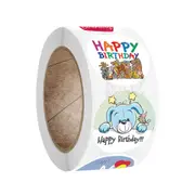 500Pcs Cute Happy Birthday Stickers Animal Gift Kawaii Seal Label stickers for Kid Stationary Package aesthetic Stickers