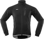 [Lixada] Men Cycling Jacket Thermal Fleece with Multi Pockets Waterproof Windproof Long Sleeves Sports Jacket Coat Bike Jersey