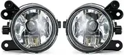 Car Fog Lights For VW For Golf 5 MK5 2004-2009 With Bulb Front Bumper Anti Fog Light 1K0941700C 1K0941699C Car Front Bumper Fog Light(Pair With LED S10)
