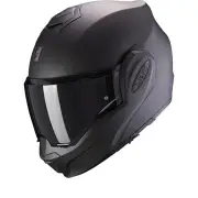 Exo-Tech Evo Solid Matt Black Modular Helmet