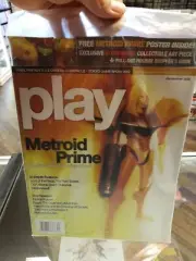 Play Magazine Gaming Metroid Prime 2002. Brand New Sealed. Rare!!