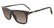 Chopard Sunglasses SCH312 700P Black Carbon Fiber Wood Polarized Grey Lens New