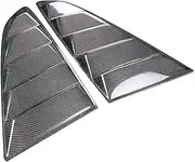 Real Carbon Fiber Air Outlet Diffuser Shutter Compatible For Ford Mustang 2015 2016 2017 Car Window Outside Louvers Car Styling