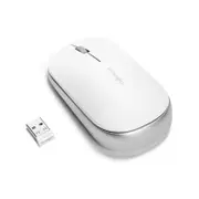 Kensington SureTrack Mouse RF Wireless+Bluetooth 2400 DPI Ambidextrous - White [K75353WW]