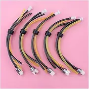 17.5mm 3 Hole Fuel Gas Line Hose Grommet Filter Vent Kit for Trimmer Lawn Mower Engine Parts Grass Cutter Machine