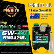 Penrite Enviro+ 5W-40 Engine Oil 10L for Fiat 500 C Doblo Panda Punto Ritmo (for: Fiat)