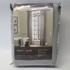 allen + roth Grey Light Filtering Grommet 1 Panel Curtain 52-in x 84-in New