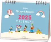 Disney Mickey & Friends 2025 DeskTop Calendar 834-784 from Japan
