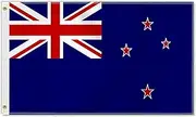 MacLand Large New Zealand Flag,3x5 FT Zelanian 75D Outdoor Banner,New Zealander Decor for Garden Yard Car Truck with Brass Grommet