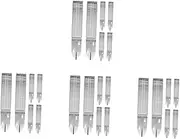 BESPORTBLE 4sets Gauge Garden Tool Outdoor Water Measuring Rain Gauges Outdoor Rain Measure Tube for Yard 6pcs*4