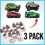 Wall Holder Display Bracket for Single Hot Wheels 1:64 Car *3-Pack*
