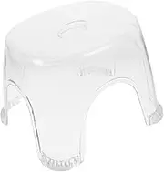 ZUNOXAZ Transparent Slip Shower Foot Stool Ergonomic Bathroom Step Stool for Bathing and Foot Care Versatile Non Slip Design for Stability and Comfort