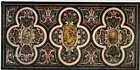 Rctangle Marble Restaurant Table Gemstone Inlay Work Dining Table Top for Hotel
