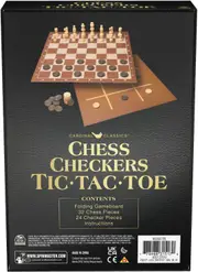 Chess, Checkers, & Tic Tac Toe