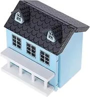 TOYANDONA DIY 1:12 Scale Dollhouse Kit Miniature House Model Christmas Decor Miniature Furniture Set