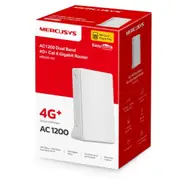 Mercusys MB230-4G AC1200 Wi-Fi 4G LTE Router, Build-In 150Mbps 4G LTE Modem, 300 Mbps at 2.4 GHz, 867 Mbps at 5 GHz, 4G Cat4 150/50 Mbps,Nano SIM Car MB230-4G
