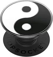 PopSockets: PopGrip - Expanding Stand and Grip with a Swappable Top for Phones & Tablets - Enamel Yin Yang