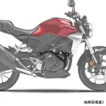 CB300R機車改裝MRBR適配本田CB300R護杠競技杠防摔球保險杠水箱網大脚撐改裝配件