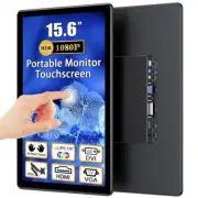 15.6" Touchscreen Monitor FHD Portable Monitor HDMI DVI VGA Touch Screen VESA