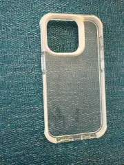 NEW iPhone 15 14 13 12 11 Pro Max XR Shockproof Phone Case Cover CLEAR w/ WHITE