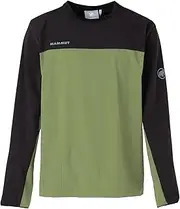[Mammut] Men's Comfort Crew Neck AF Men's Shell Jacket, Marsh-Black, 2XL
