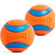 Chuckit Ball Small 2" Orange DOG Ultra bouncy Fetch Ball Floating Water Pet Toys