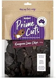 Kazoo Prime Cuts Kangaroo Liver Chips - 500g