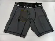 Vull Men's Medium Gray Liquid Compression Shorts NWT