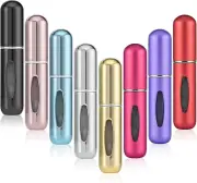 8 Pcs of 5Ml Portable Mini Refillable Perfume Atomizer Bottle Refillable