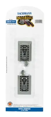 Bachmann 44591 HO Nickel Silver E-Z Track System Hayes Bumper (Pack of 2)