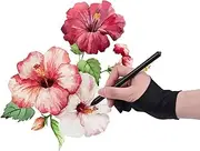xinyee Two-Finger Size Drawing Glove Artist Tablet Painting Glove for Right & Left Hand Compatible with/Wacom///VINSA Graphics Drawing Tablets Monitor
